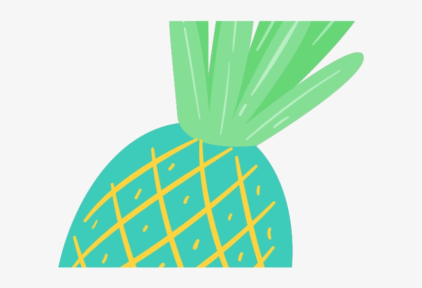 Blue Clipart Pineapple - Pineapple, transparent png #9897528