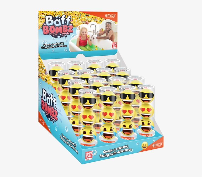 Emoji® Baff Bombz 3 Pack Reusable Emoji® 'yellow Face' - Food, transparent png #9897904