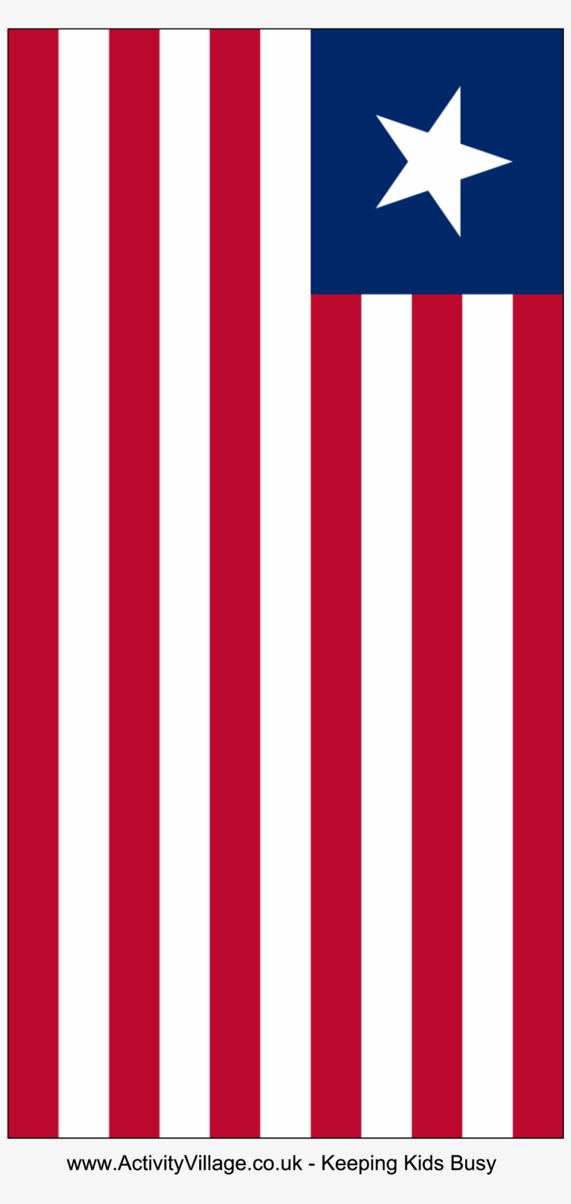 Free Printable Liberia Flag - Flag, transparent png #9898265