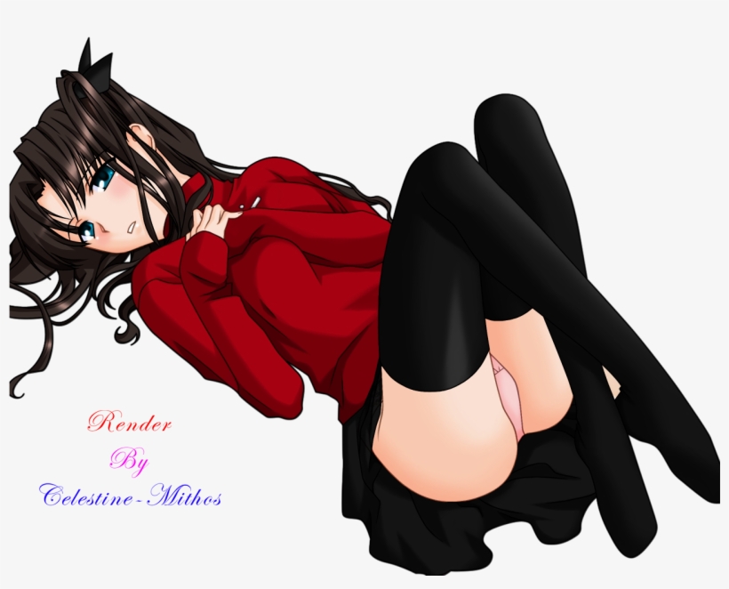 Direct Link To This Image File - Fate Rin Tohsaka Render, transparent png #9898919