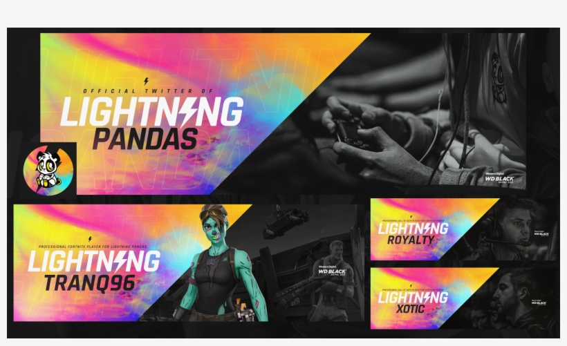 Lightning Pandasverified Account - Flyer, transparent png #9899772