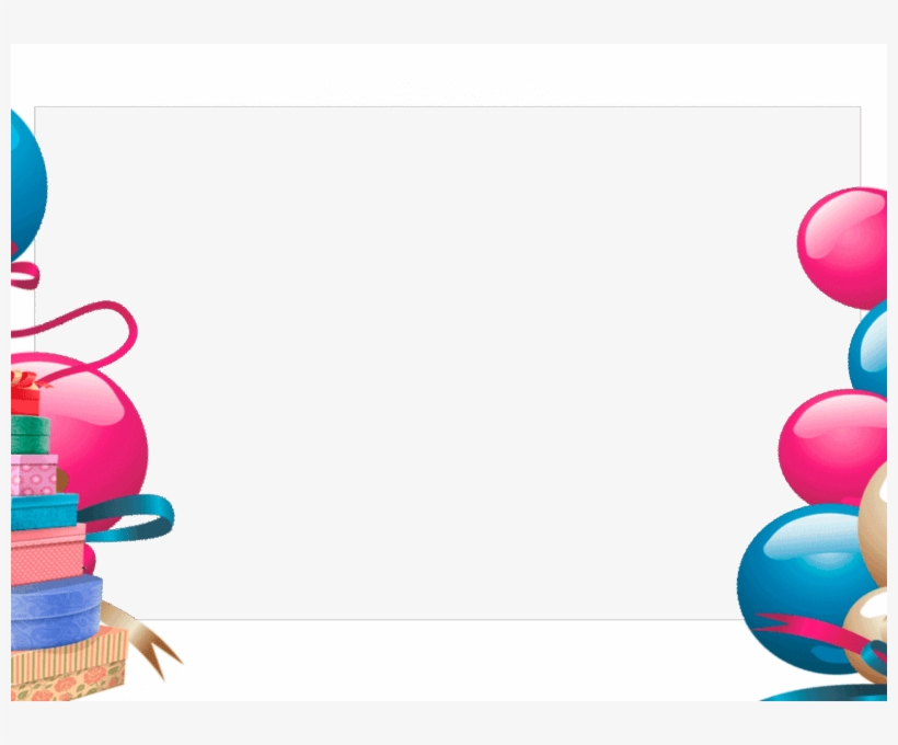 Foto De Cumple Con Globos Rosas Y Azules Sunshine, - Party, transparent png #990209