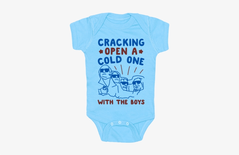 Cracking Open A Cold One With The Boys Mount Rushmore - Active Shirt, transparent png #990409
