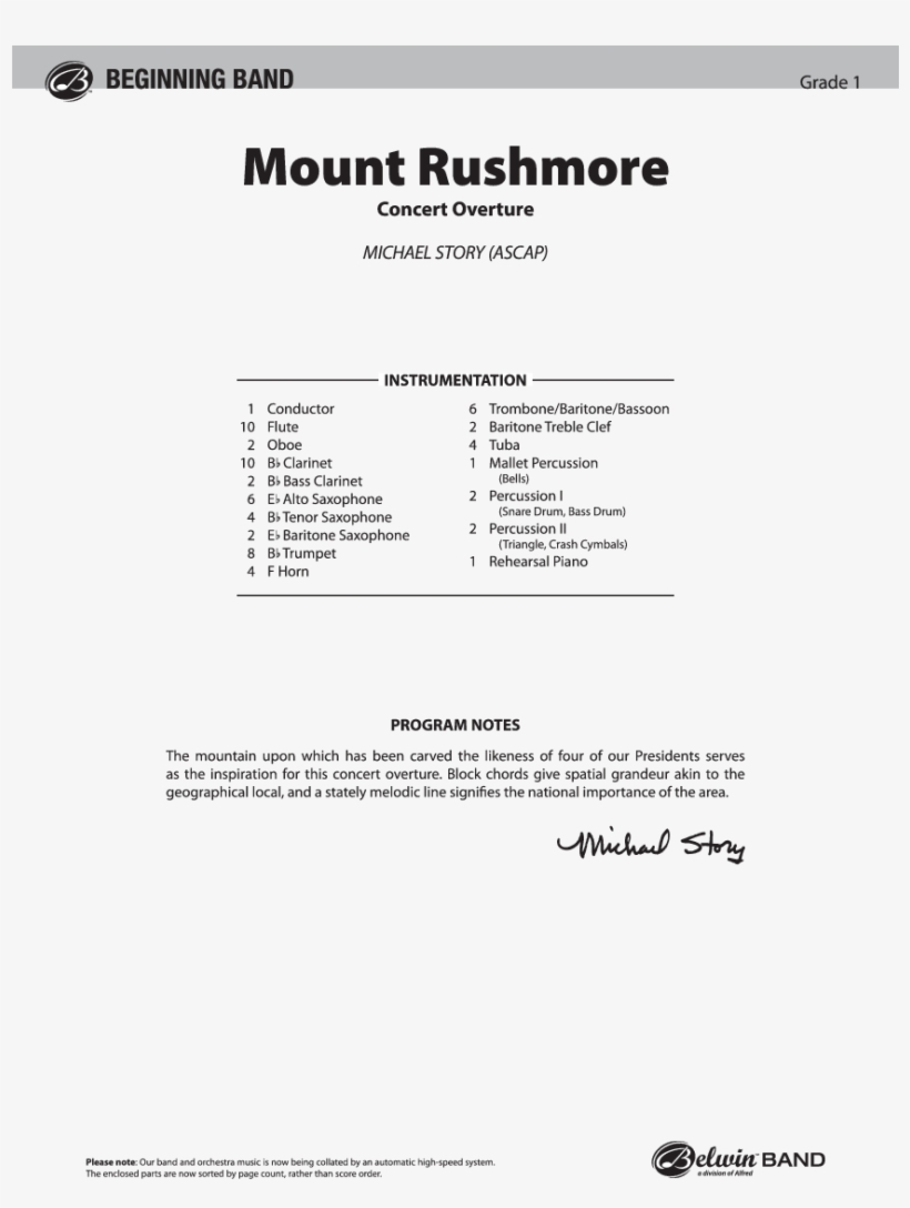 Mount Rushmore Thumbnail Mount Rushmore Thumbnail Mount - Christmas Concerto 2 Robert W Smith, transparent png #990668