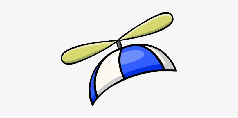 Blue Propeller Cap - Propeller Hat Clipart, transparent png #991058