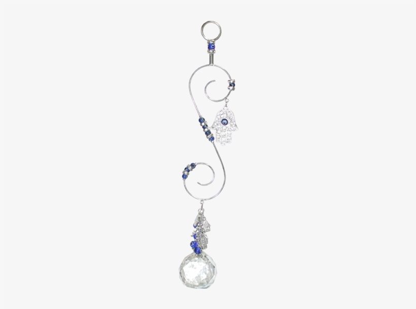 Wire Hanging Crystal Evil Eye - Crystal, transparent png #991237