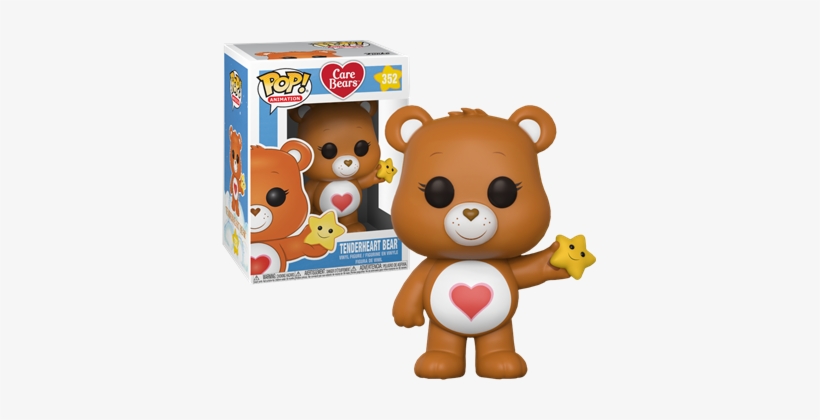 Care Bears Tenderheart Bear Pop - Funko Pop Care Bears, transparent png #991680