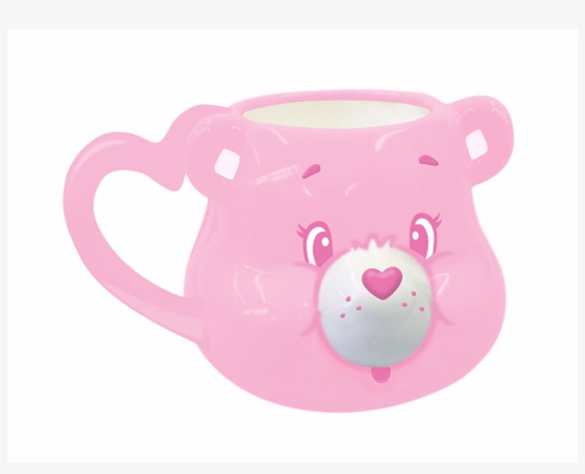 Care Bears - Care Bears Cheer Bear Sculpted Ceramic Mug, transparent png #991707