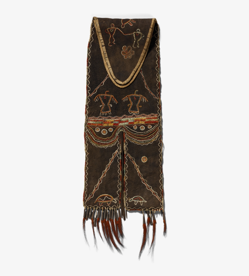Porcupine Quills, Metal Cones, Deer Hair, And Silk - American Indian Clothes Png, transparent png #991917