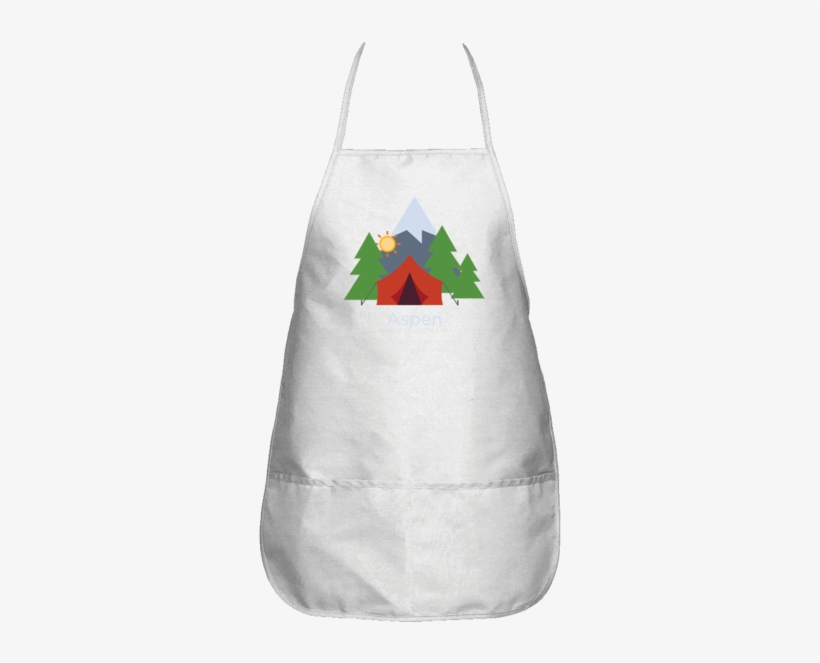 Aspen, Colorado Camping - Rise And Shine Mother Cluckers White Kitchen Apron, transparent png #991968