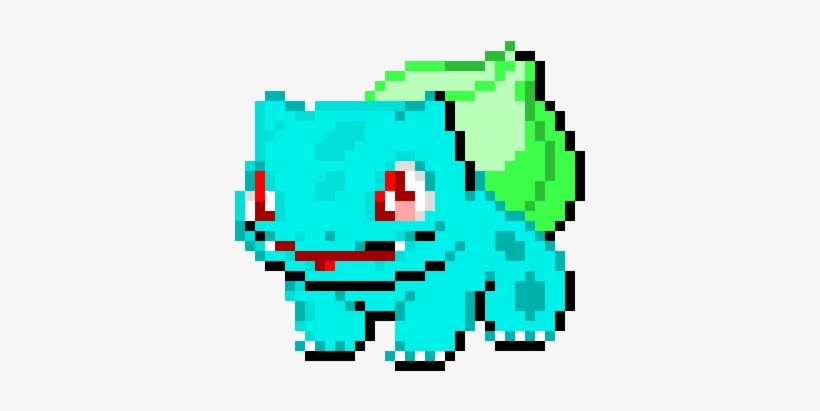 Bulbasaur - Pixel Art Pokemon Bulbasaur, transparent png #992043