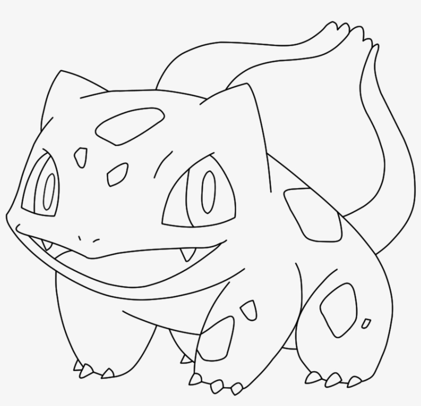 Bulbasaur Coloring Page, transparent png #992154