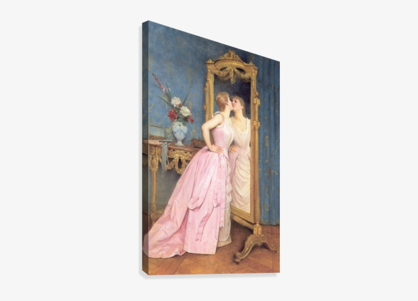 The Last Glance In The Mirror Canvas Print - Vanity Fair William Thackeray Book, transparent png #993205