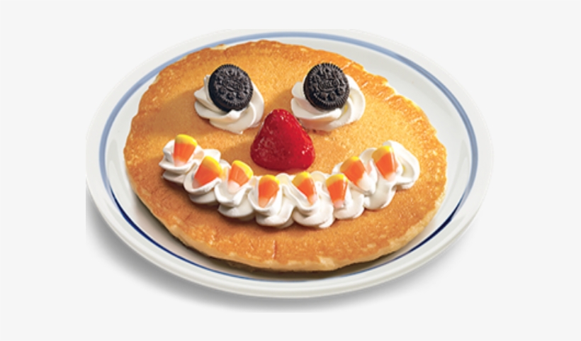 Free Scary Face Pancake For Kids On October - Ihop Scary Face Pancakes 2016, transparent png #993318