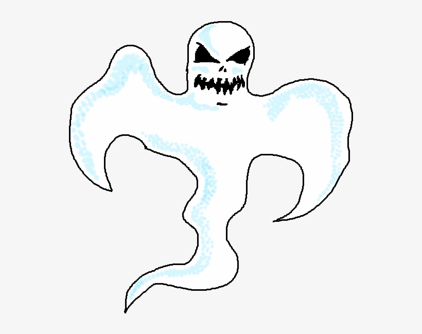 Free To Use Public Domain Halloween Clip Art - Halloween Scary Ghost, transparent png #993710