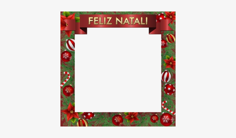Entre No Clima Do Fim De Ano Com Essa Linda Moldura - Picture Frame, transparent png #993819