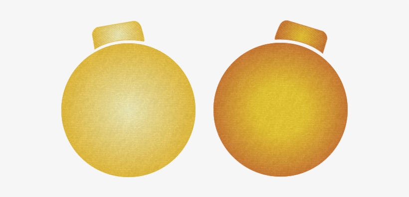 Bolas - - Bolinha De Natal Amarela, transparent png #994188