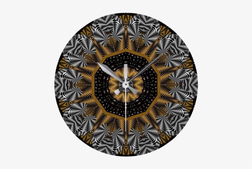 Cap And Shoe Print Round Clock - Circle, transparent png #994284
