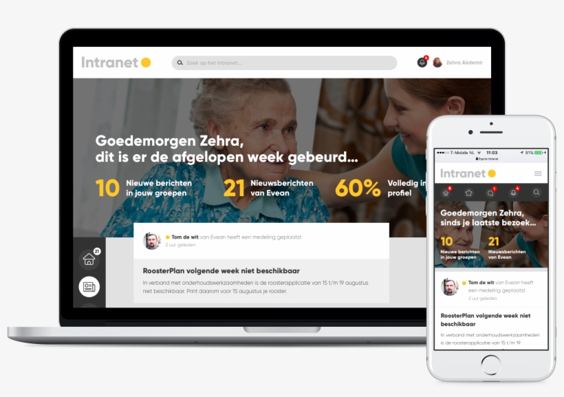 Mockup Espria Intranet, transparent png #994356