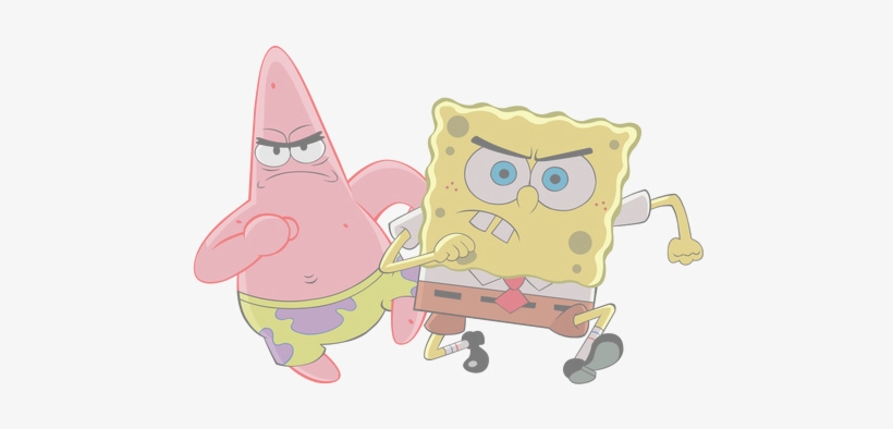 Transparent Image Patrick - Spongebob And Patrick Transparent, transparent png #994431