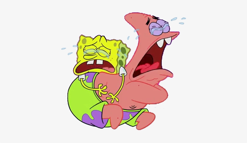 Spongebob And Patrick Crying - Spongebob Squarepants, transparent png #994633