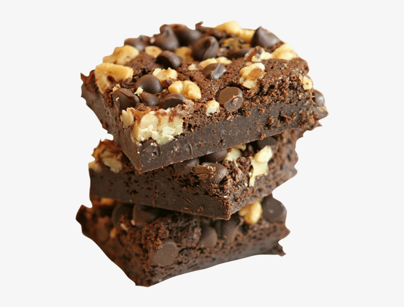 Chocolate Walnut Brownie - Chocolate Walnut Brownie Png, transparent png #994993