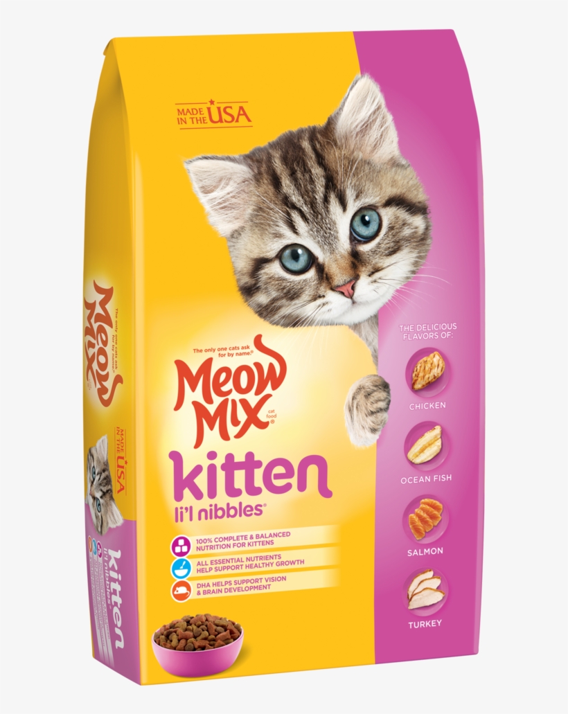 Meow Mix Kitten Li L Nibbles, transparent png #995209