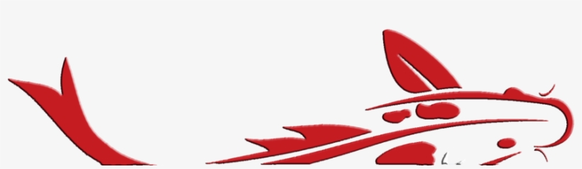 Koi Outline Red Bevel - Red, transparent png #995210