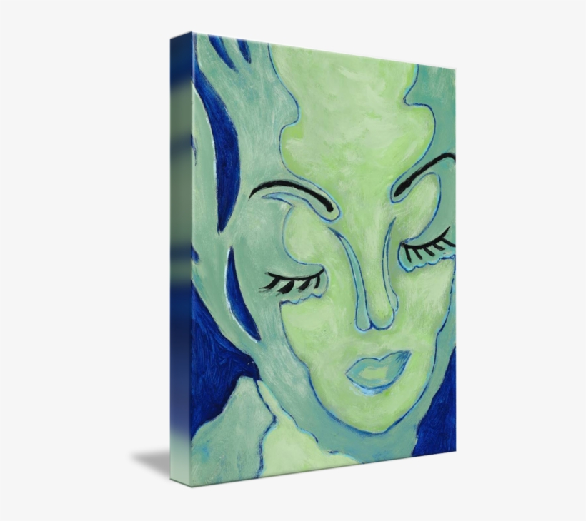 Mug Shot Blue - Gallery-wrapped Canvas Art Print 16 X 20 Entitled Mug, transparent png #995488