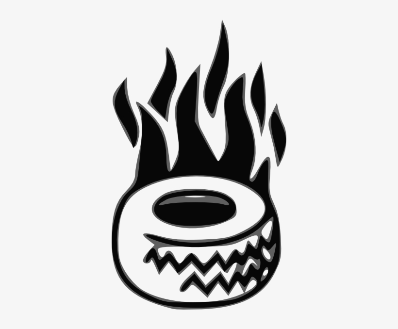 Tire On Fire Clipart, transparent png #995866