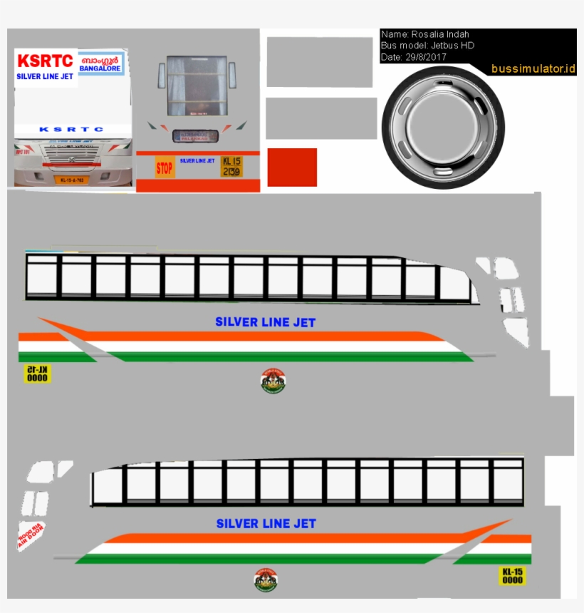 Ksrtc Silverline Jet Livery - Ksrtc Silver Line Jet, transparent png #996266