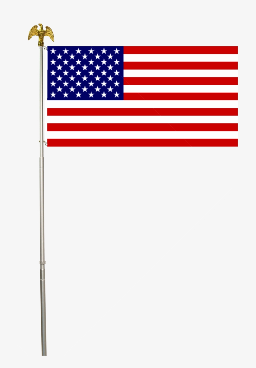 American Flag Pole Png Graphic Free Stock - American Flag, transparent png #996357