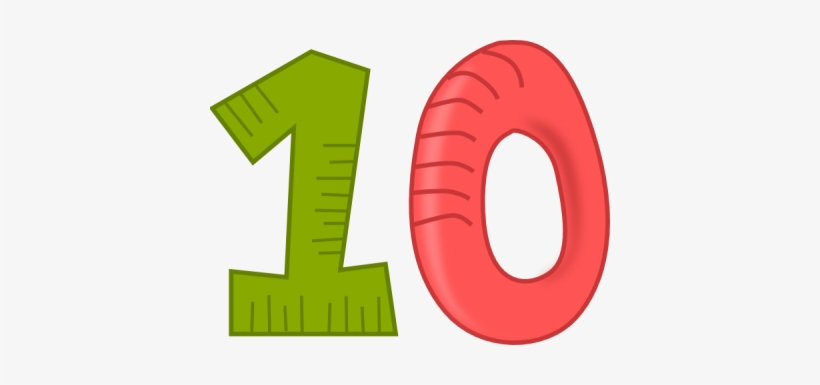 10 Numbers Clipart File Png Images - Number 10 Clipart, transparent png #996529