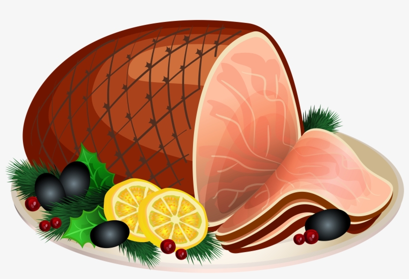 Clip Library Christmas Ham Clipart - Clip Art Ham, transparent png #996677
