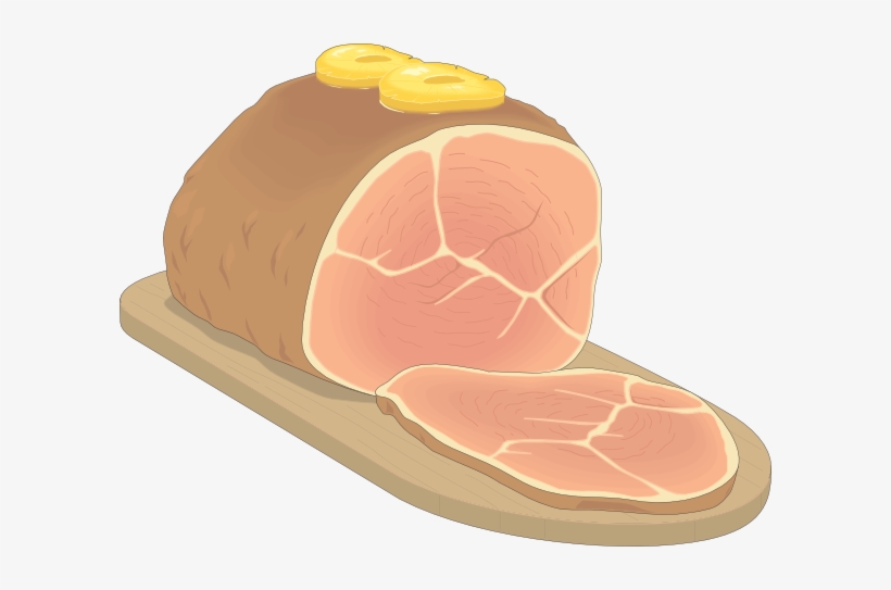 How To Set Use Ham With Pineapple Clipart, transparent png #996930