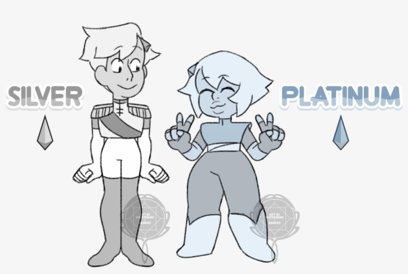 Silver And Platinum By David Exe - Water Gems Deviantart, transparent png #996957