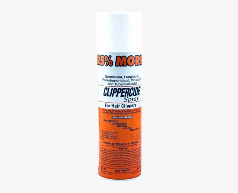 Clippercide Spray For Hair Clippers - Clippercide Spray For Clippers 15oz. (case Of 6), transparent png #997431