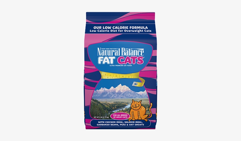 Fat Cats Low Calorie Dry Cat Formula - Natural Balance Fat Cats Dry Cat Formula Fat Cats Low, transparent png #998033