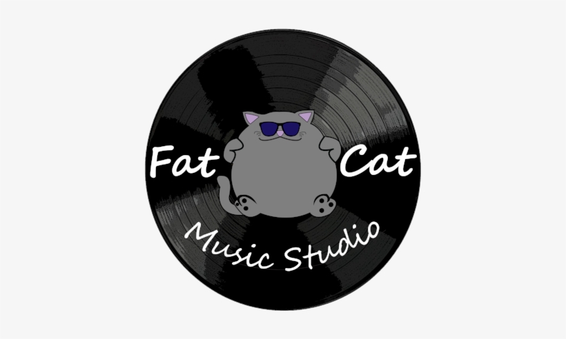 Fat Cat Record Design No Background - Circle, transparent png #998125