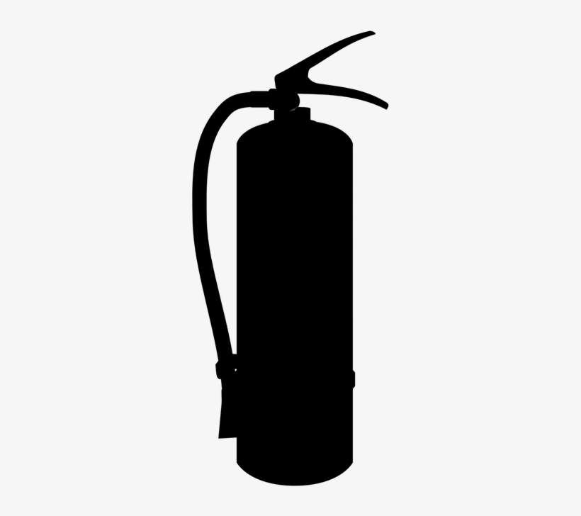 Silhouette, Extinguisher, Fire, Fire-fighting, Tool - Fire Extinguisher Silhouette, transparent png #998377