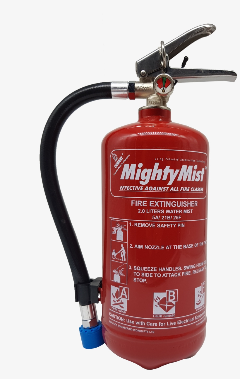 Newly Launch Watermist Fire Extinguisher Combat Png - Fire Extinguisher, transparent png #998505