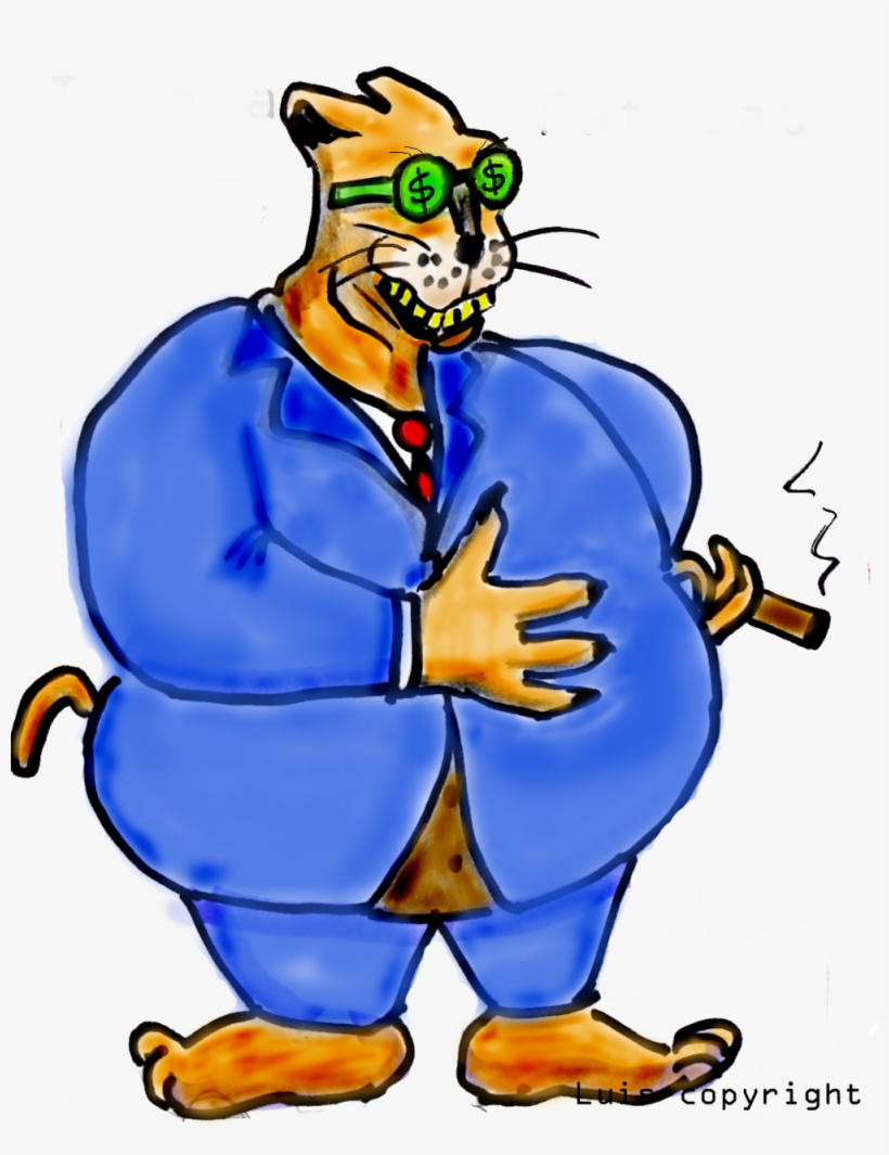 Fat Cat's - Cartoon, transparent png #998525