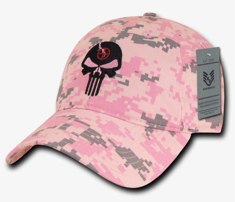 Of Punisher Skull Military Navy Seals Camo Pink Black - Rapid Dominance Punisher Cross Hair Target Skull Baseball, transparent png #998949