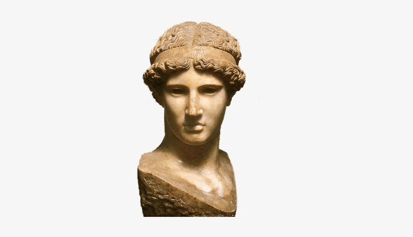 Antique Bust - Brown Aesthetic Png, transparent png #999142
