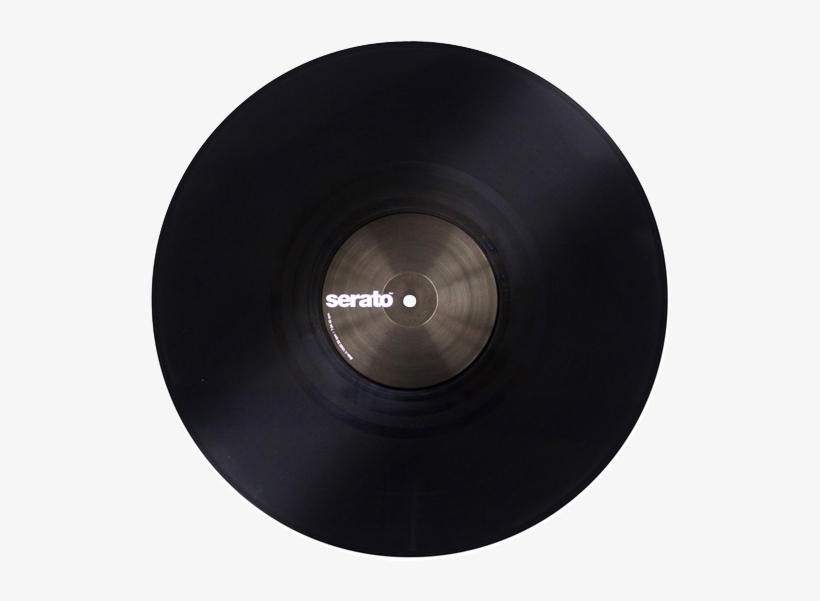 Serato Control Vinyl - Serato Control Vinyl - Black (pair), transparent png #999282