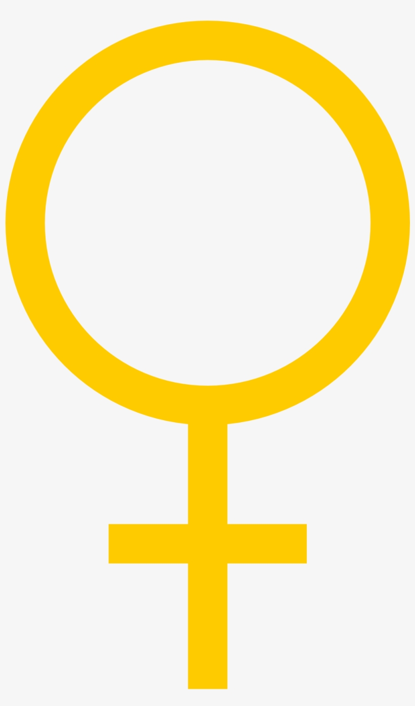 Female Symbol Color Colour Tangerine Yellow Xochi - Ville De Saint Etienne, transparent png #999444