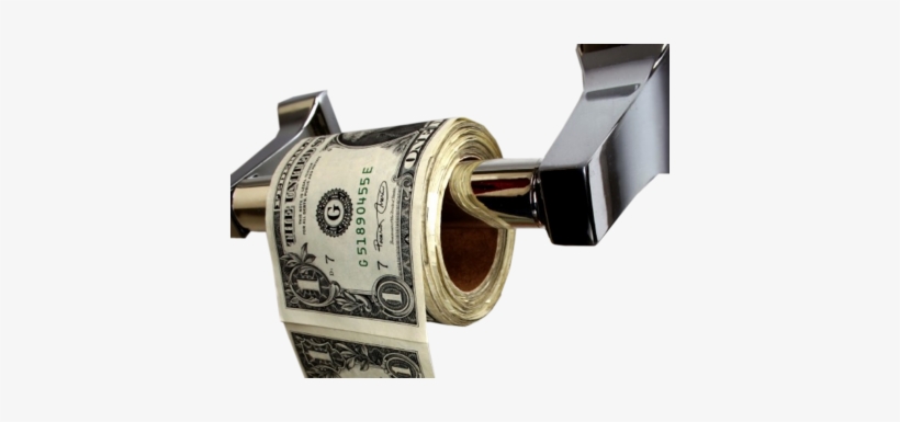 Money - Money Toilet Paper Transparent, transparent png #999473