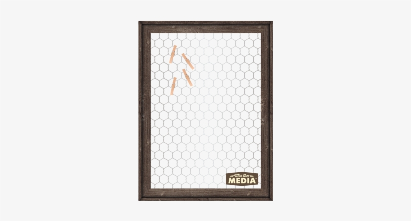 Hampton Art Mix The Media Wooden Framed Chicken Wire-w/6, transparent png #999670