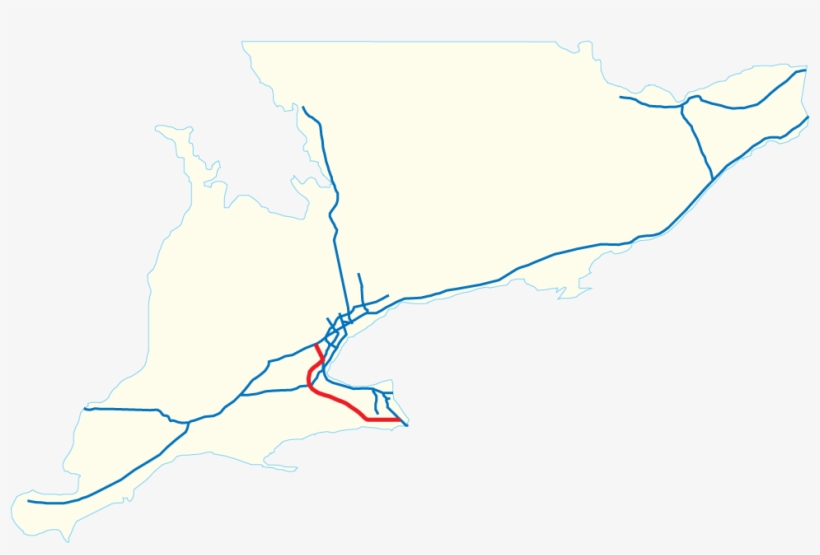 Expressway Network Future - New Highways In Ontario, transparent png #999728