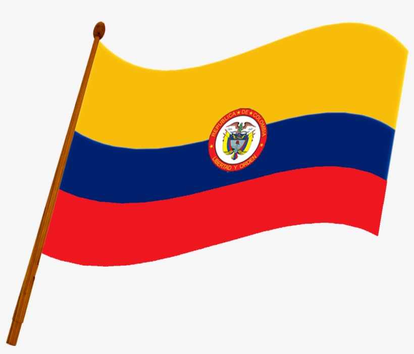 Bandera De La República De Colombia - Flag Of Colombia, transparent png #999956
